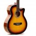 Firefeel S021C SB Akustična Western Cutaway Gitara 